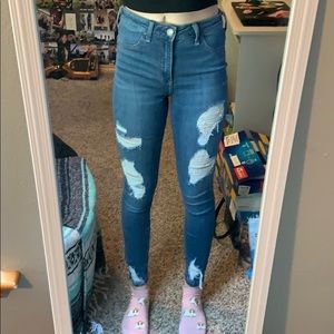 Hollister distressed jeans